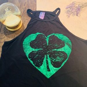 🍀 Yoganastics Lucky Irish St Pattys Yoga Tank